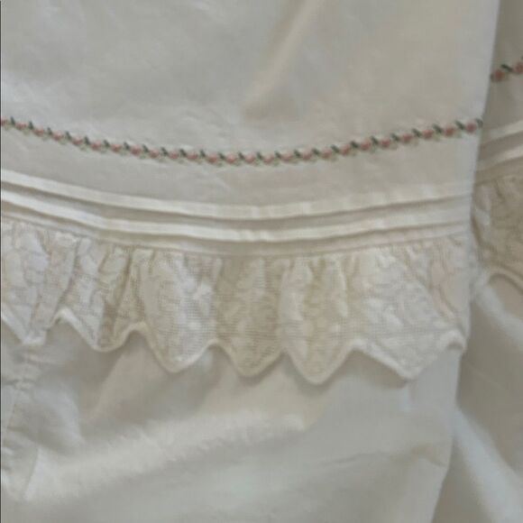 Free People Maeberrie Skirt, Ivory, Size Large, NWT, DISPLAY SKIRT - Picture 7 of 13